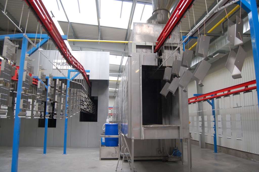 линия порошковой покраски